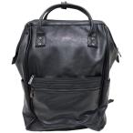 アネロ リュック メンズ レディース 大きい バッグ 無地 22リットル 口金 anello GRANDE ブラック 送料無料(沖縄・北海道・離島は除く)