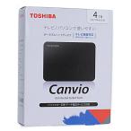 TOSHIBA PortableHD CANVIO HD-TPA4U3-B ブラック 4TB
