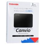 爆買TOSHIBA PortableHD CANVIO HD-TPA1U3-B ブラック 1TB