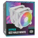 CoolerMaster CPUクーラー Hyper 622 Halo White RR-D6WW-20PA-R1 ホワイト [管理_1000028272]