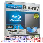 【中古】Logitec ロジテック ポータブルBlu-rayドライブ LBD-PWB6U3CSBK ブラック 元箱あり