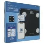 [ б/у ]ELECOM Elecom Bluetooth+Wi-Fi сообщение функция установка измеритель состава тела e прозрачный HCS-BTWFS01BK черный ремонт товар оригинальная коробка есть 