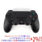 爆買【中古】SONY ワイヤレスコントローラー DUALSHOCK4 ジェット・ブラック CUH-ZCT2J 本体のみ 本体いたみ