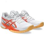 asics Asics 24.0cm гандбол обувь женский POWERBREAK FF 1072A104 102 белый / vivid коралл 