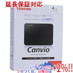 TOSHIBA PortableHD CANVIO HD-TPA4U3-B ブラック 4TB爆買