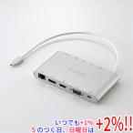 ELECOM エレコム Type-C ドッキングステーション 11in1 4画面マルチモニター DST-C28SV シルバー【いつでも+1％！5のつく日と日曜日は+2%！】　爆買