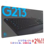 【中古】ロジクール G213 RGB Gaming Keyboard G213r ブラック 元箱あり