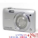[ б/у ]Nikon производства цифровая камера COOLPIX S3500 серебряный /2005 десять тысяч пикселей жидкокристаллический экран ...