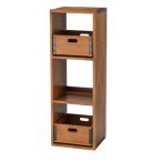 レクト　シェルフ〈GT-664〉ボックス付　棚　飾り棚　本棚　カラーボックス　ラック　インテリア　収納　家具　おしゃれ