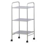 AZUMAYA ワゴン3段 ラミネ LFS-084