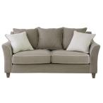 AZUMAYA 2.5人掛けソファ アリーチェ (幅171cm/素材:布) ブラウン MS-574BR