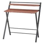 AZUMAYA フォールディングテーブル 幅86cm ブラック PT-22BK