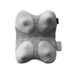 ルルド プレミアムマッサージクッション クロスグランデ ライトグレー AX-HCL348LG