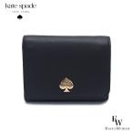 ケイトスペード 財布 アウトレット 二つ折り財布 KK056 001 kate spade レザー ブラック レディース ブランド 1247