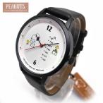 スヌーピー PEANUTS 時計 レディース 腕時計 ブラック アナログウォッチ カレンダー付き スヌーピーの腕時計 PNT016-3