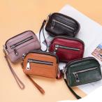 印鑑ケース 本革 印鑑入れ 印鑑ポーチ 2本 3本収納 ブラック レッド はんこケース ファスナー 小物入れ