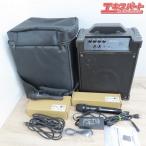  прекрасный товар Sanwa Supply SANWASUPPLY MM-SPAMP10 беспроводной микрофон имеется громкоговоритель динамик с футляром рабочий товар черный Maebashi магазин 