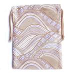 .. печать . пакет [ волна розовый ].. печать . inserting 19×26cm бардачок .. печать . пакет мешочек сумка сделано в Японии золотой . Kyoto золотой .. запад . тканый 