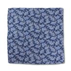  pocket square Италия принт шелк peiz Lee рисунок темно-синий / wine red 