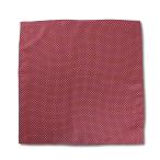  pocket square Италия принт шелк маленький цветочный принт голубой / wine red 