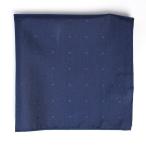  pocket square EXCY FORMAL VANNERS шелк точка рисунок темный темно-синий шелк 