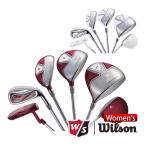  Wilson Wilson TIARA MODA комплект клюшек 8 шт. комплект женский белый красный Golf =