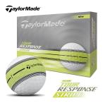 【即納可能】テーラーメイド 2025 ツアーレスポンス ストライプ ネオンイエロー ゴルフ ボール 1ダース(12球) TOUR RESPONSE STRIPE TaylorMade