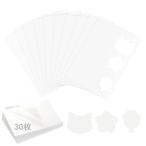 レジン セット PPシート 30枚セット 流砂シーリングフ ィルム シェイカーレジン DIYプラシート シェイカーモールド シャカシャカチャーム 流砂型専用