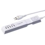 ÅŸ»¥¿¥Ã¥× ¥â¥Ð¥¤¥ë½¼ÅÅ AC2¸Ä¸ý+USB5¸Ä¸ý 1.5m_HS-T215UD3-W 00-1258 OHM ¥ª¡¼¥àÅŵ¡