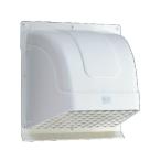 高須産業 換気扇ウェザーカバー格子付 20cm換気扇用 ホワイト_WK-20W 00-6553