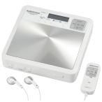 CD плеер AudioComm изучение языков учеба для портативный CD плеер белый lCDP-510N 03-7235lOHM( ом электро- машина )