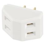 2口タップ（1500Wまで/15A-125V/ホワイト）_06-5383_HS-H32/W_OHM（オーム電機）