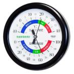 クレセル 快適家電管理計 温湿度計 壁掛け・卓上両用 スタンド付き ブラック インフルエンザ 熱中症対策 温度計 湿度計 TR-130K 07-7739