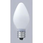 G-501H(W) 灯明台用電球 ローソク形 50V E12 ホワイト G-501H(W) ELPA（エルパ・朝日電器）