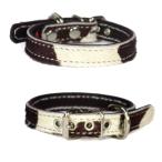 1.5cm ширина ошейник маленький размер собака - lako кожа :Small Type 000 * - lako корова подпалина чай, размер. 1cm каждые заказ 