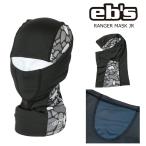 25-26 エビス レンジャーマスク ジュニア フェイスマスク EB'S RANGER MASK JR Black 目出し帽 ボード バイク 自転車