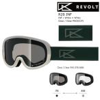 25-26 リボルト ボードゴーグル スーパーライトフレーム R26INF REVOLT Super Light Frame INF / D.Green×Green LTD 調光 平面レンズ 色が変わる スノボ