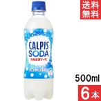 アサヒ飲料 カルピスソーダ 500ml 6本 一部地域を除き送料無料