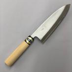出刃 包丁 18cm 180mm 片刃 日本鋼 鋼 ハガネ製 家庭用 業務用 プロ用 研げる 海釣り 釣り 魚 三枚おろし さばく 和包丁 最高級 手作り 福の太 日本製