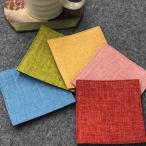 8×8cm ミニ コースター 四季彩 日本製 リバーシブル 布 綿 コットン 100% おしゃれ かわいい 和風 無地 敬老の日 来客用