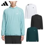 アディダス ゴルフ adidas Golf ゴルフウエア メンズ プルオーバー ストレッチ 撥水 スリーストライプス ウィンド 「 JVU99 」 2025秋冬モデル 【当店在庫品】