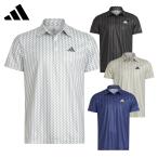 アディダス ゴルフ adidas Golf ゴルフウエア メンズ 半袖シャツ ジオメトリックプリント 吸汗速乾 遮熱 COOL FEELING 「 OGH80 」 2026春夏モデル 【当店在庫品