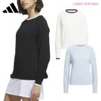  Adidas Golf adidas Golf одежда для гольфа дамский свитер вырез лодочкой [ ZR591 ] 2026 осень-зима модель [ наш магазин наличие товар ]
