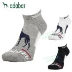 adabat(アダバット)日本正規品 アーチフィット滑り止め付き メンズスニーカーソックス 「 02840106 」