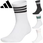 adidas Golf Adidas Golf стандартный товар половина Crew длина s Lee полоса s носки 2026 новый товар [ BY630 ]