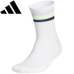 [2026 осень-зима новый цвет ] adidas Golf Adidas Golf стандартный товар половина Crew длина s Lee полоса s носки 2026 новый товар [ BY630 ]