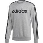 adidas(アディダス) M CORE 3STRIPES クルースウェット(裏起毛) Mグレイヘザー