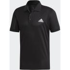 adidas(アディダス) TENNIS CLUB SOLID POLO BLK/マットSLV