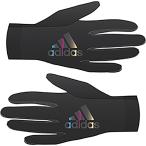 アディダス RUN GLOVES A.R. ブラック/ブラック/レインボーリフレクティブ ajp-iwt05-ft1786
