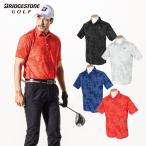ブリヂストンゴルフ BridgestoneGolf ゴルフウエア メンズ 半袖シャツ 「 EGM05A 」 ストレッチ 吸汗速乾 UVカット 2025春夏モデル 【当店在庫品】